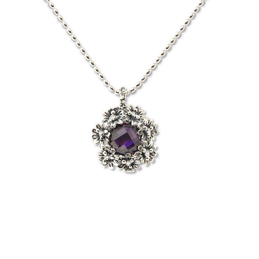 Collana Primule D'Argento Prm05