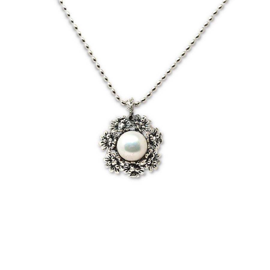 Collana Primule D'Argento Prm05-Perla