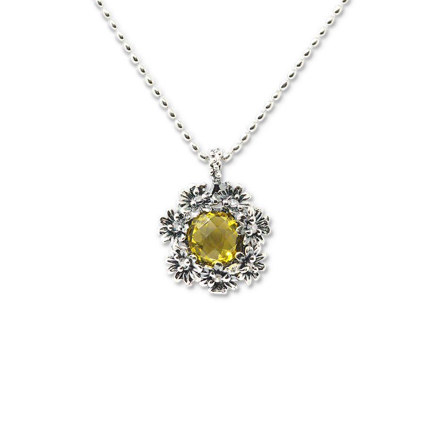 Collana Primule D'Argento Prm05 - immagine 4