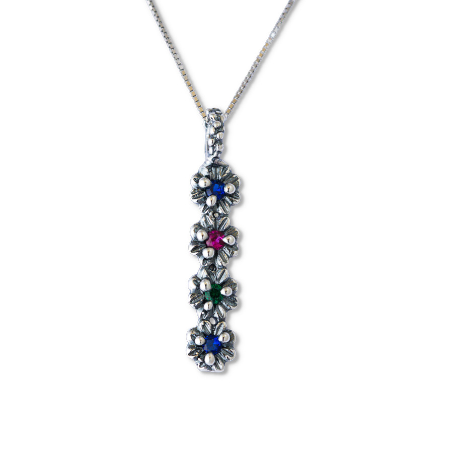 Collana Primule D'Argento Prm09
