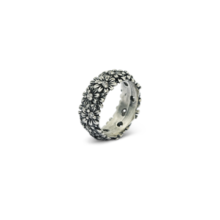 Anello in argento Primule D'Argento AnPrm11-A