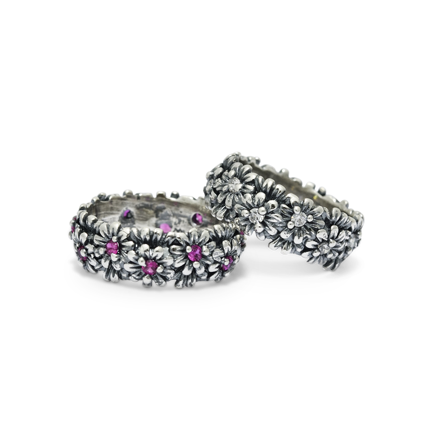 Anello in argento Primule D'Argento AnPrm11