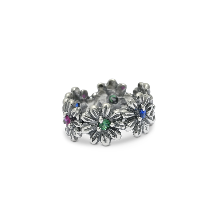 Anello in argento Primule D'Argento AnPrm12-multicolor