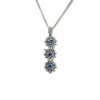 Collana in argento Primule D'Argento Prm12-Blu