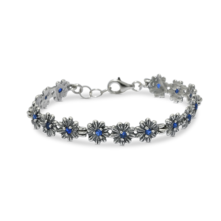 Bracciale in argento Primule D'Argento BrPrm12-Blu