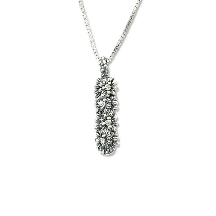 Collana in argento Primule D'Argento Prm11-Bianco