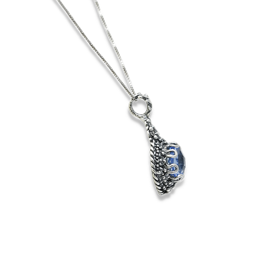 Collana in Argento Exclusive Exl02-TopazioAzzurro