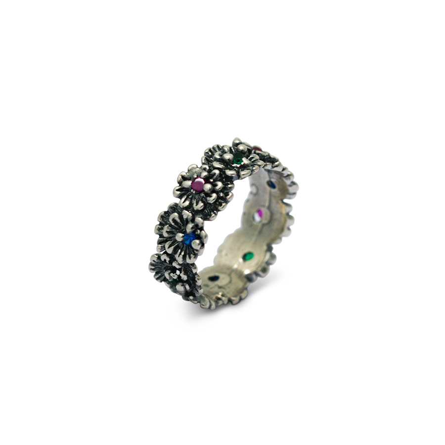 Anello in argento Primule D'Argento AnPrm14-Multicolor
