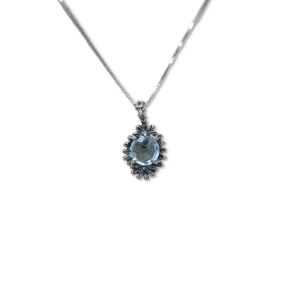 Collana Primule Edizione Limitata ED14-Topazio Azzurro