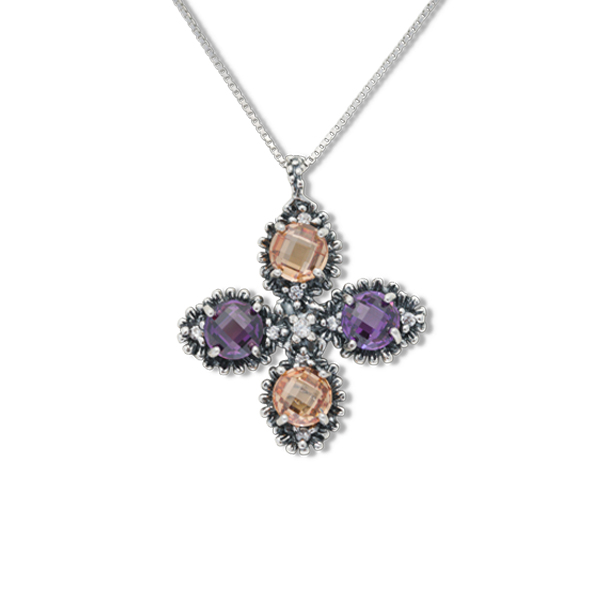 Collana Primule Edizione Limitata CrED15-Champagne/Ametista